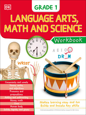 cover image of Language Arts, Math, and Science: Grade 1